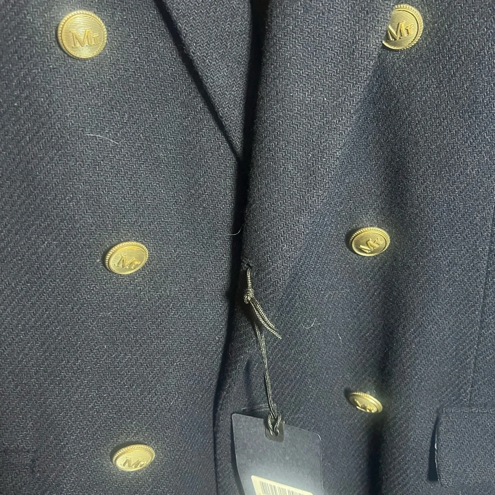 Scotch & Soda Dark Blue Textured Blazer - Picture 6 of 12